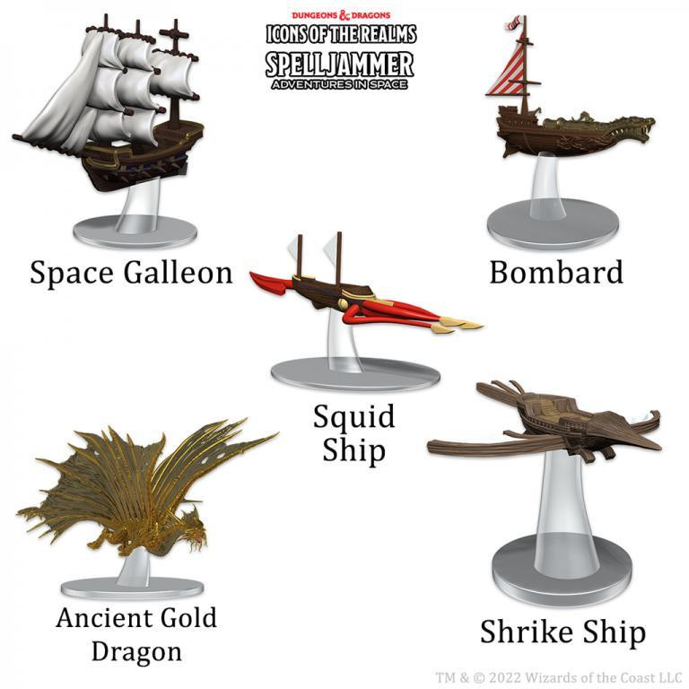 WizKids D&D Icons of the Realms Welkom in Wildspace - 5-delige Mini-Figure Set