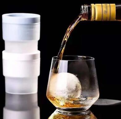 Uplifted Goods Silicone Sphere Ice Ball Mold 1pc White
