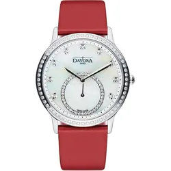 Davosa Ladies Audrey 167.557.65 - perlmutt weiß,rot - 38mm