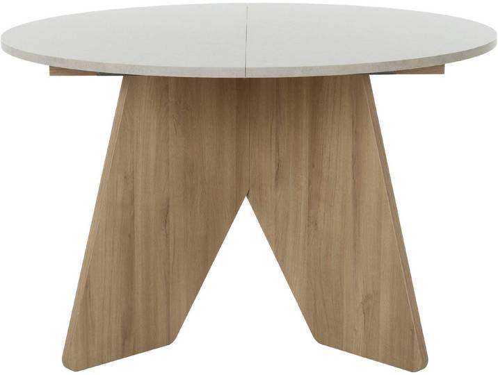 Gami Esstisch GALEO, Runder Tisch mit 1 Ausziehplatte