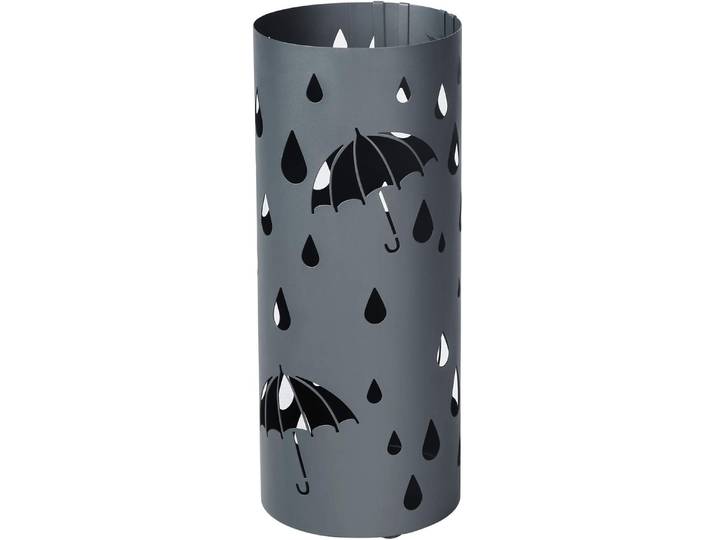 Regenschirmständer 50 cm Anthrazit mit Auffangschale