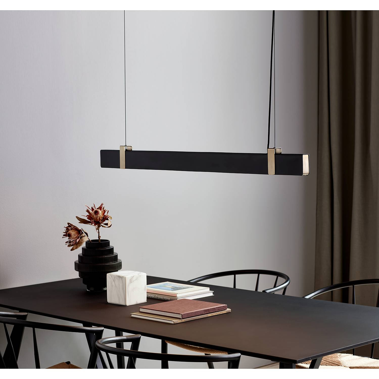 Nordlux Lilt Design LED-hanglamp zwart