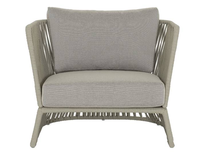 Loungesessel California greige Stahl T 77 cm