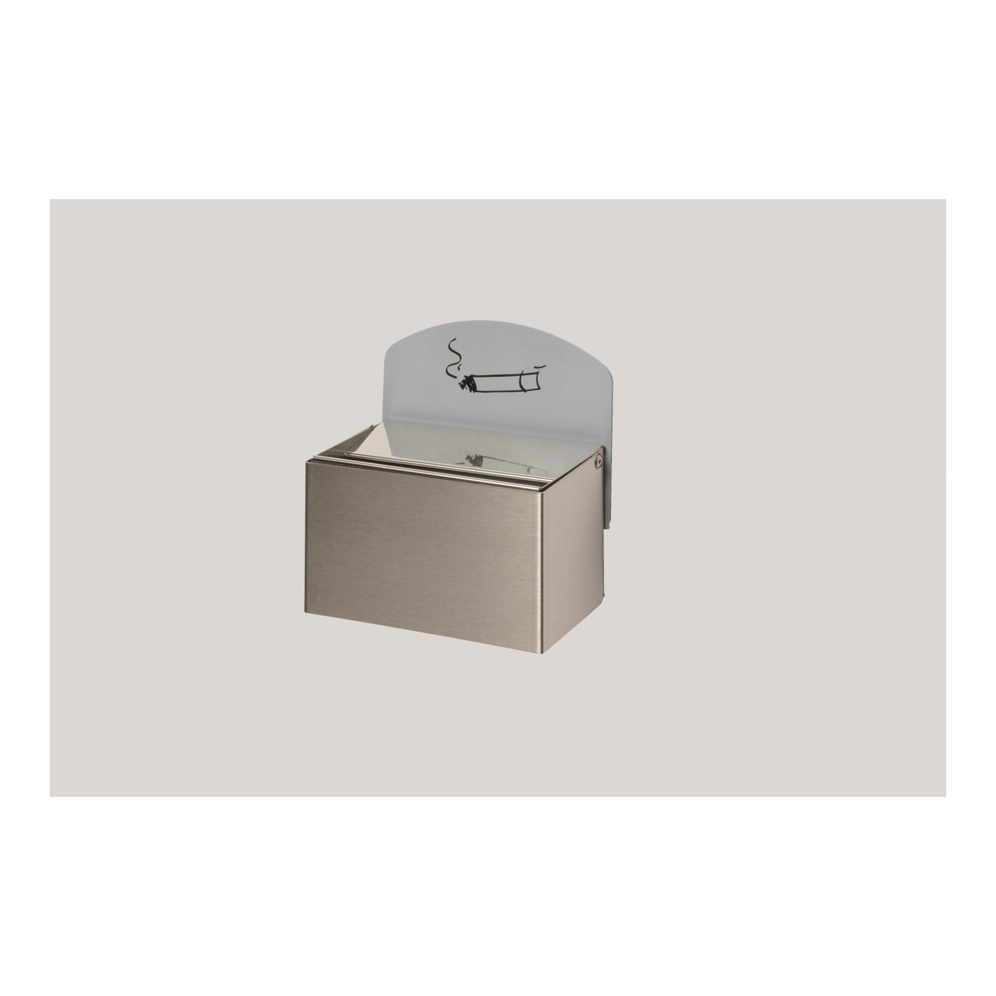 VAR Wandascher Edelstahl mit Schild WH 9 0,4 l (14791)