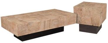 Taran Designs Caden 2-piece Solid Wood Living Room Table Set