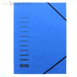 Pagna Eckspannmappe A4 blau