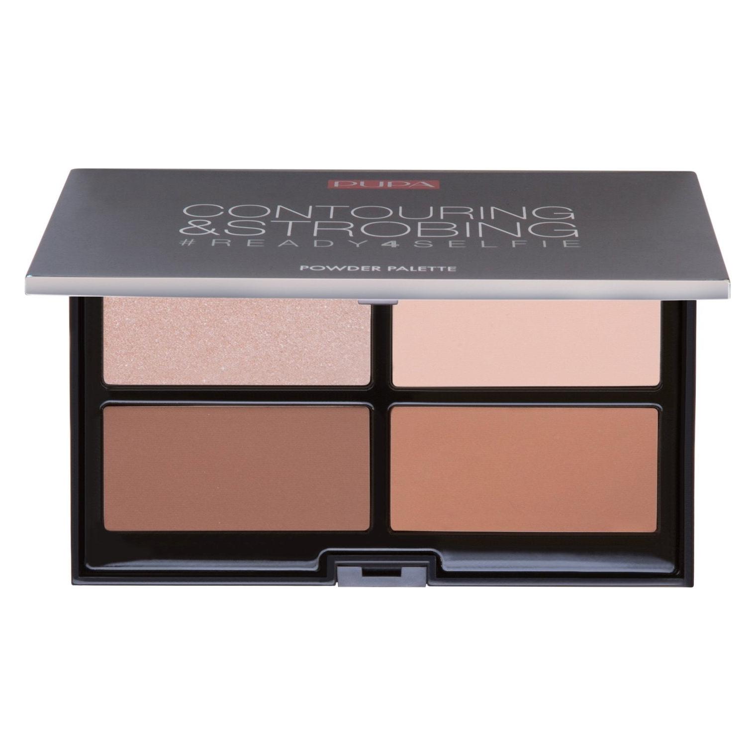 Pupa Milano Contouring & Strobing Palette Ready 4 Selfie Dark Skin (#003 Dark Skin) (050077A003)