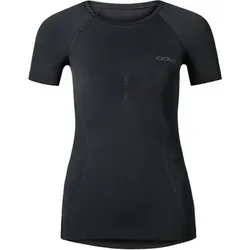 ODLO Damen Funktionsunterhemd "Evolution Warm Baselayer Shirt Short Sleeves" Kurzarm, Größe XS in Schwarz Schwarz