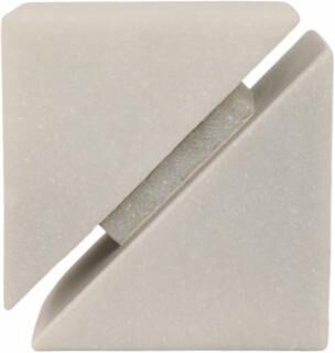 "Sagebrook Home Decorative Stone Cube - Elegant Marble for Interior Design Enthusiasts - 4"" x 4"" x 4"""