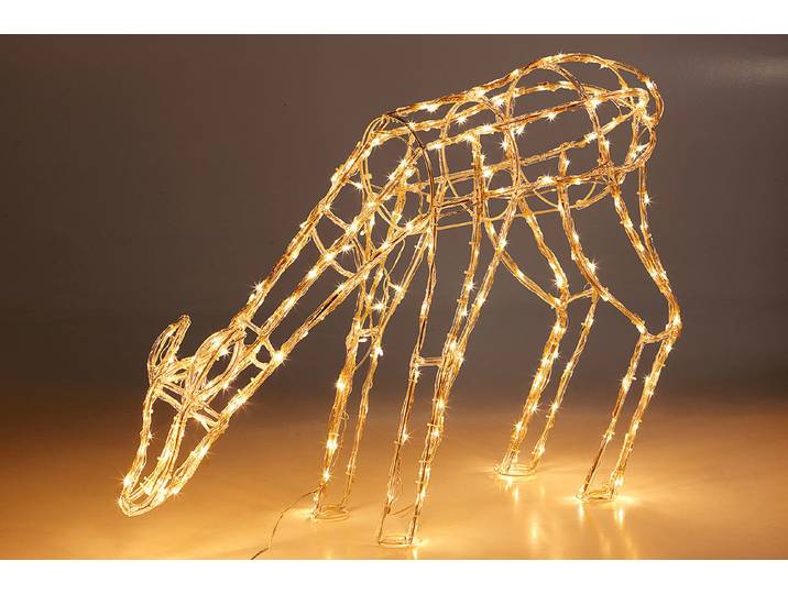 LED Rentier grasend 70x150cm
