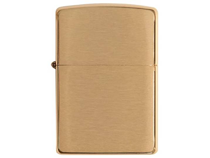 Zippo Stormaansteker - Geborsteld messing, basismodel - Navulbaar - Herbruikbaar - Windbestendig design - Geschenkdoos - Made in USA