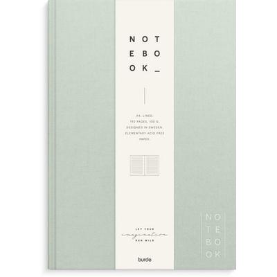 Burde Notizbuch Textil grün liniert A4, Notizbuch von , Burde Publishing AB