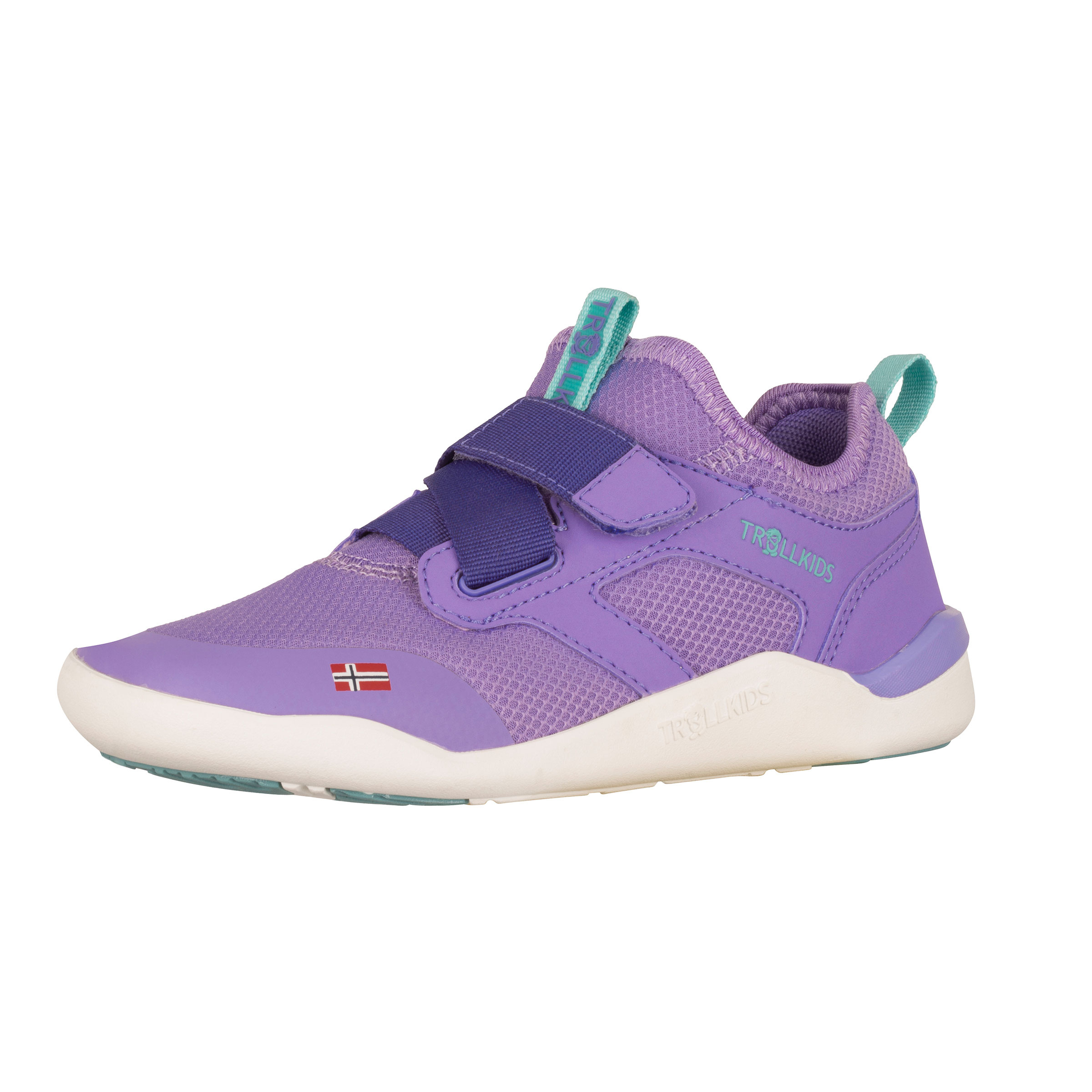 Trollkids Bergen Kinder Barfußschuhe lila Größe 32 Trekking Atmungsaktiv