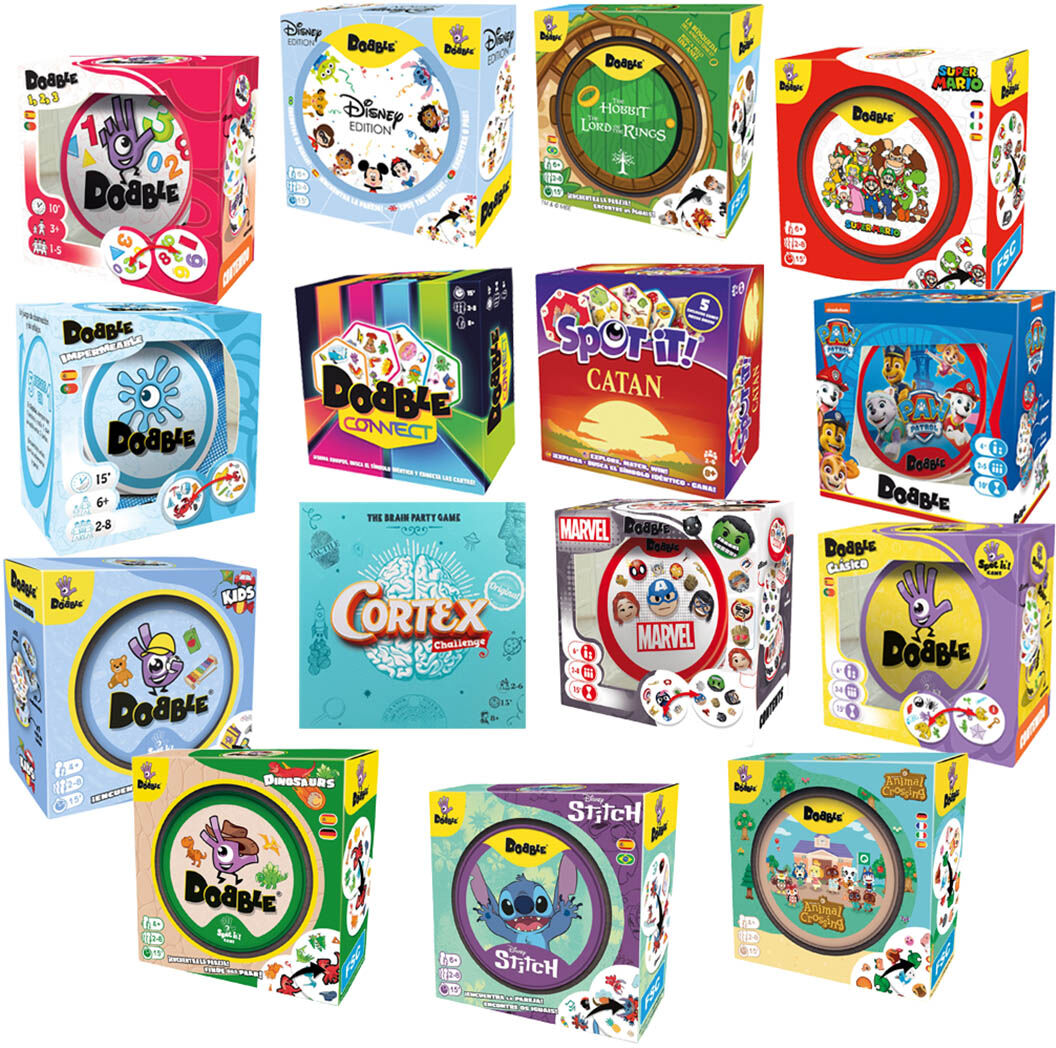 Asmodee Colección Juegos de mesa Dobble.