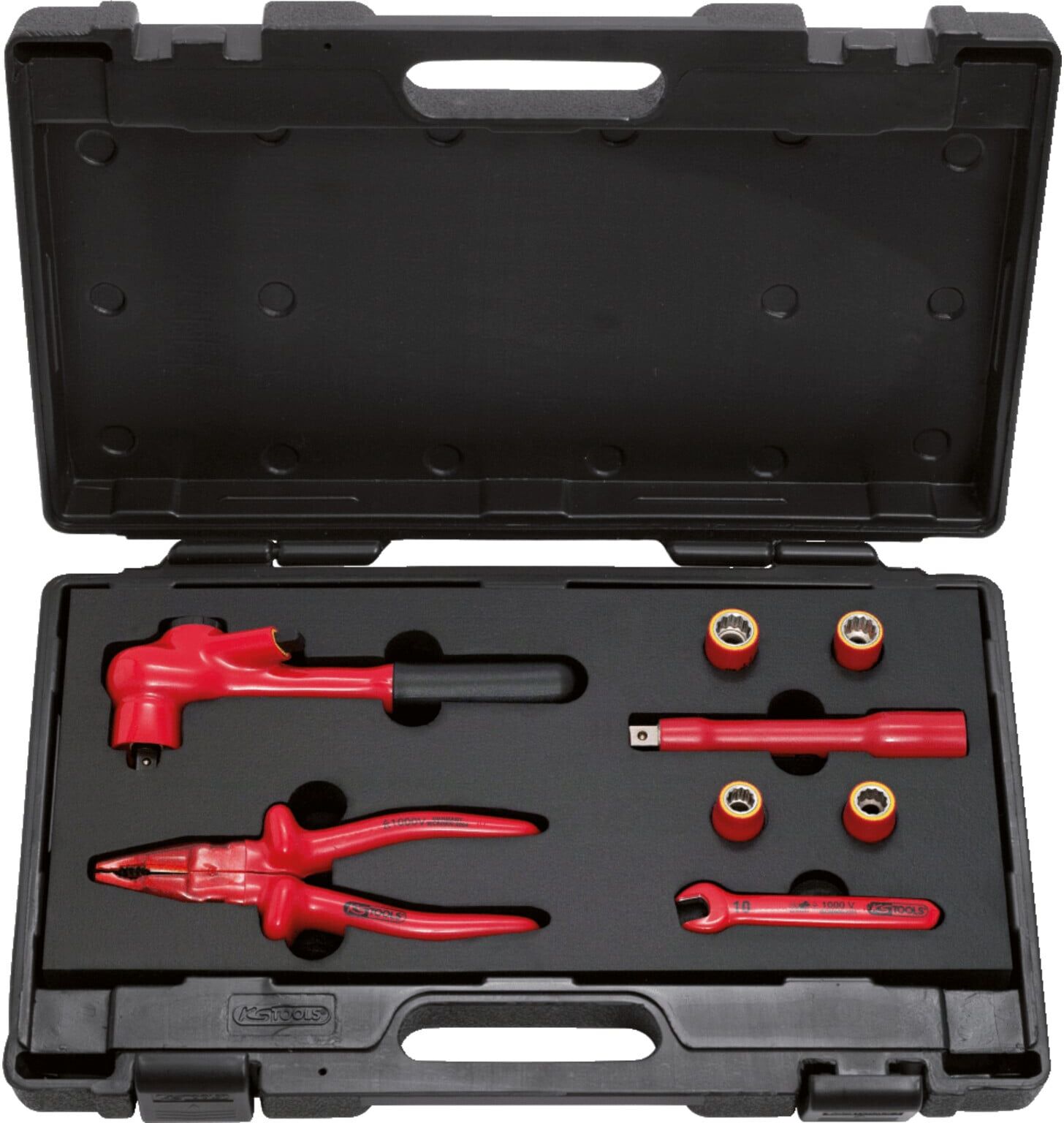 KS Tools Isolierter Werkzeugsatz für PSA-Elektrofahrzeuge, 8-teilig (117.1825)