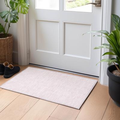 Addison Rugs Machine Washable Indoor/ Outdoor Solid Causal Chantille Rug