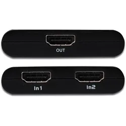 Digitus DS-44302, Automatischer HDMI Switch, 2-port, Switch Box