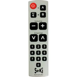 SEKI GRANDE SI - SeKi Grande, lernfähige Universalfernbedienung, silber