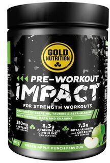 GOLDNUTRITION Pre-Workout Impact Green Apple 400 gr