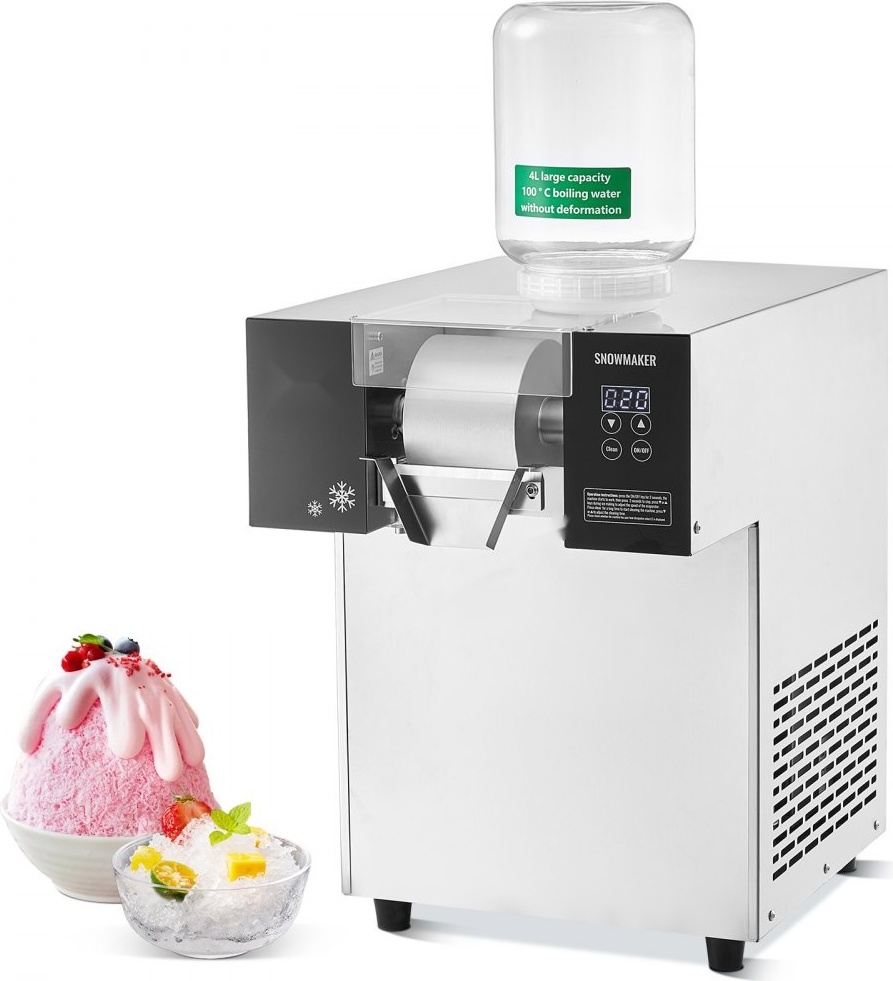 Kommerzielle Schneeflocken-Eismaschine - 180 kg/24h - Edelstahl Eisrasierer - professionelle Eisherstellung - für Gastronomie und Catering