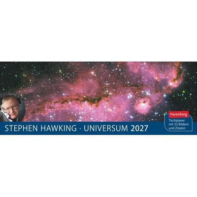 Stephen Hawking Universum Premium-Tischplaner 2027 - Wochenkalender mit 53 Bildern und Zitaten
