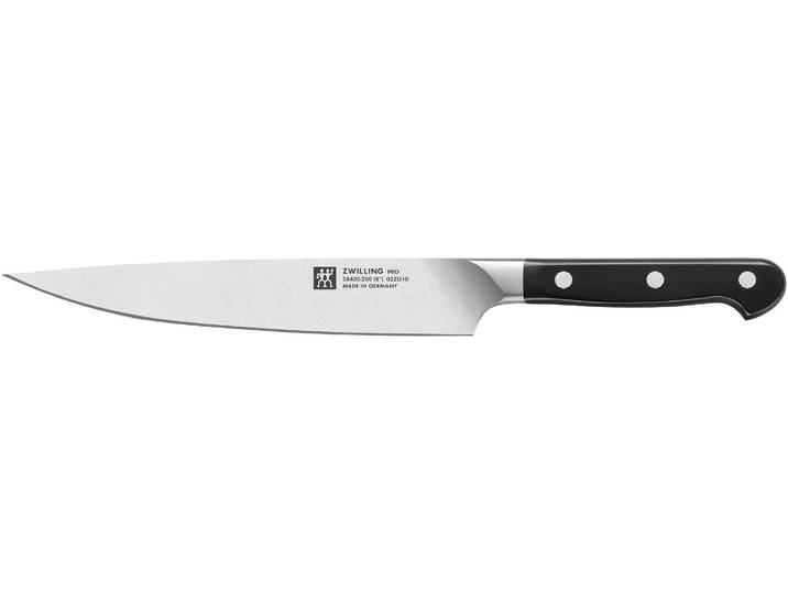 Fleischmesser ZWILLING Pro , schwarz, Klingenlänge 20cm, Spezialklingenstahl, Stahl, Kochmesser, Fleischmesser, Klingenlänge 20 cm