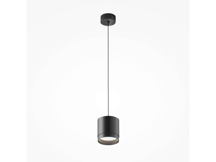 Maytoni Pendelleuchte Polar, Schwarz, Metall, quadratisch, 108.5 cm, höhenverstellbar, gleichmäßige Lichtverteilung, Lampen & Leuchten, Innenbeleuchtung, Hängeleuchten, Pendelleuchten