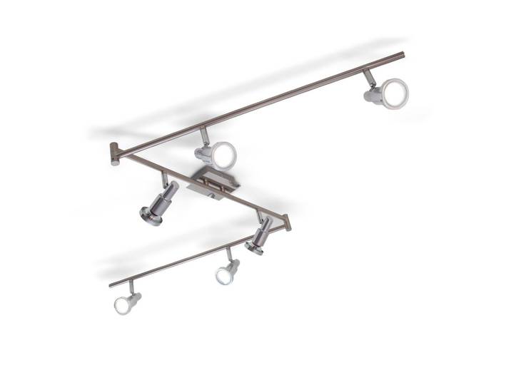 B.k.licht - Plafonnier Led Barre Lumineuse 6 Spots Éclairage Plafond Spots Modernes