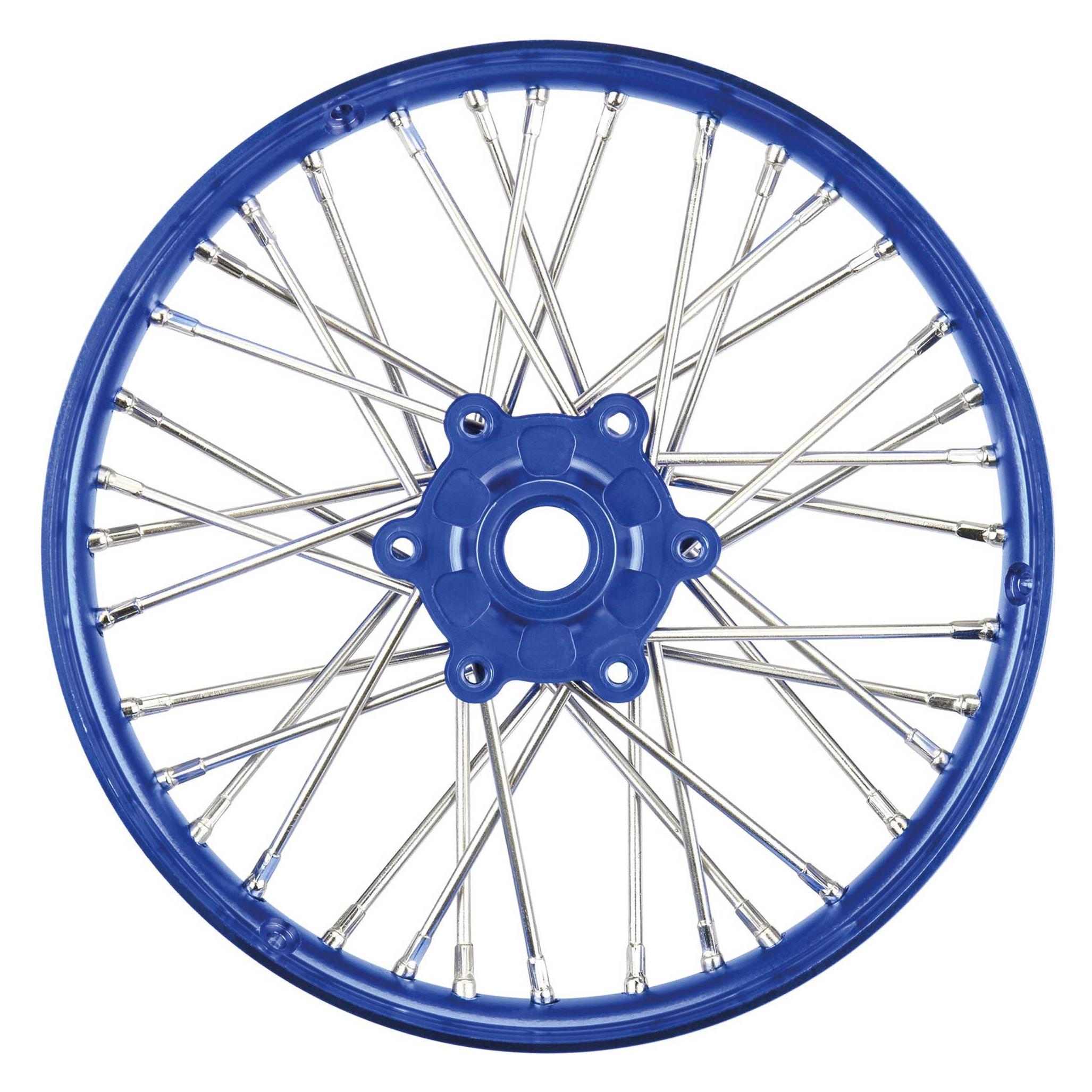 Proline 1/4 Pro-Spec Aluminum V2 Bead Front Wheel, Assembled, Blue: Promoto-MX (PRO283600T1)