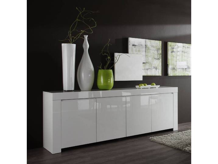home24 Dressoir Amalfi III 210 x 84 x 50cm wit