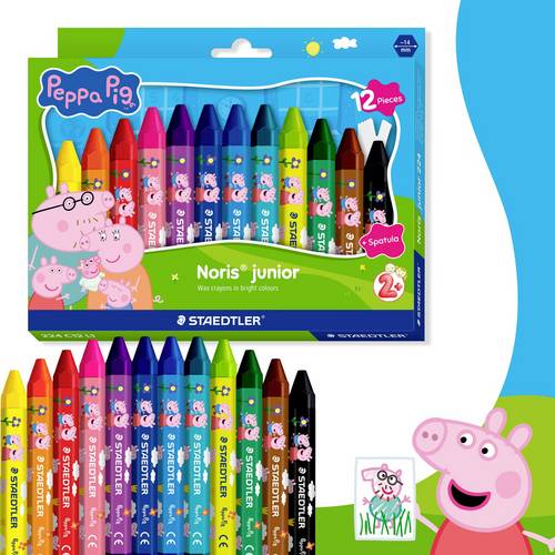 Staedtler Wachsmalkreide Nj Peppa 12st E