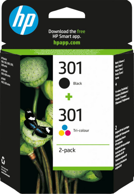 HP 301 Cartridges Combo Pack