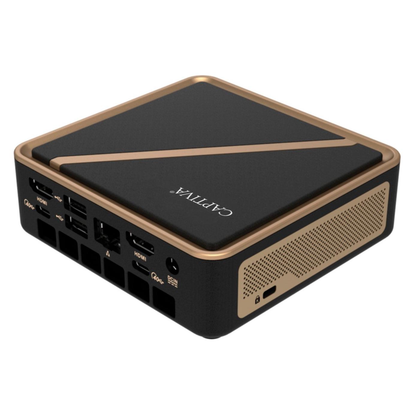 Captiva Mini-PC für Business/Büro R10-2587 (Ryzen AI 7, 350/500 GB, 16 GB, WLAN, ohne Betriebssystem) (500 GB, 16 GB) (102587)