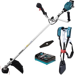 Makita Rasentrimmer UR006GM102 XGT, Akku, 40V/4Ah, mit Akku, 2-Handgriff, Fadenkopf / Messer
