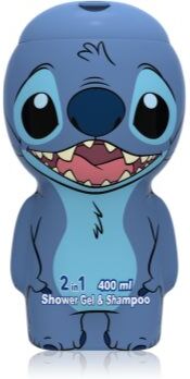 Disney Stitch Shower Gel & Shampoo gel de banho suave e champô para crianças 400 ml. Stitch Shower Gel & Shampoo
