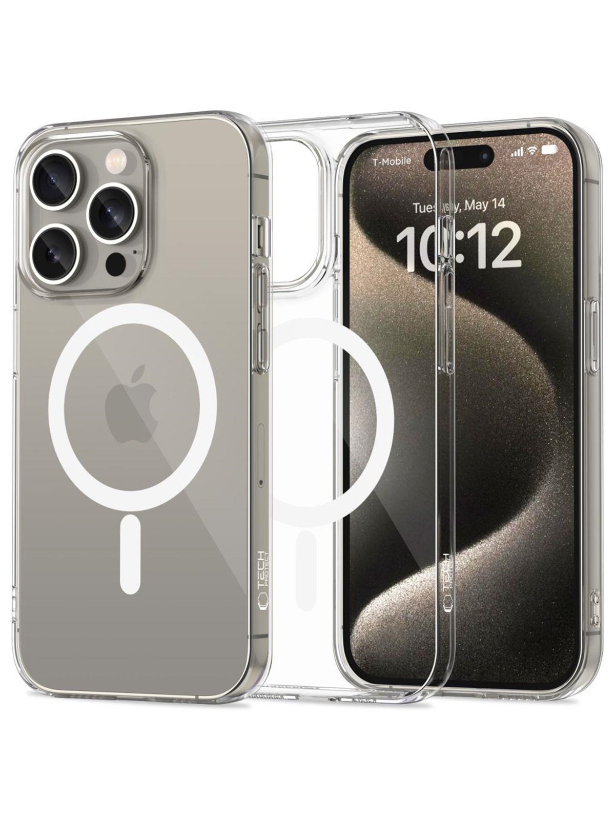 Tech-Protect FlexAir MagSafe Case for iPhone 15 Pro - Clear