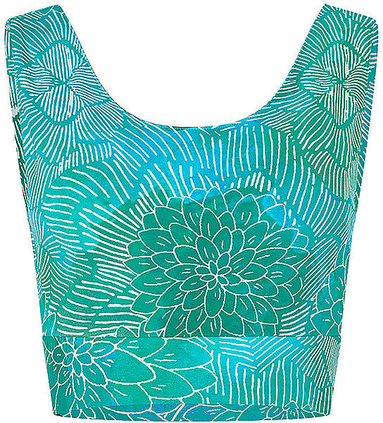 SPIRIT OF OM Damen Yoga Bra Hatha Madhu blau   XS W