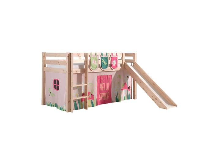 Halbhohes Bett Pino Spring mit Rutsche