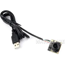 WaveShare IMX335 5MP USB Kamera, 2K Video, 30 FPS, 2592×1944, Weitwinkel 175°, Fixfokus, WDR, Entwicklungsboard + Kit
