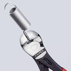 Knipex 67 01 160 Werkstatt Kraft-Vornschneider mit Facette 160 mm