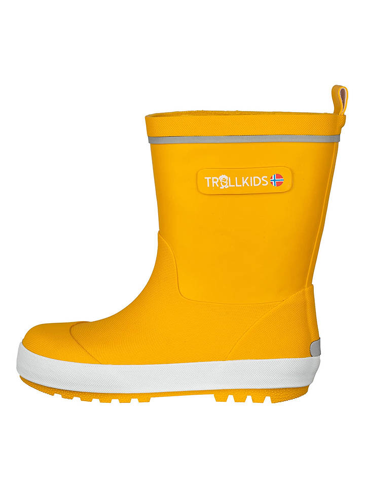 Trollkids Gummistiefel "Lysefjord" in Gelb - 38