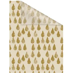 Lichtblick Fensterfolie selbstklebend, Sichtschutz, Golden Drops - Gold