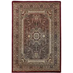 Teppich Schlafzimmer Orientalisch Elegant Waschbar Strapazierfähig Wohnzimmer Esszimmer Rot 300x400 cm – ALETSCH von Kadima Design