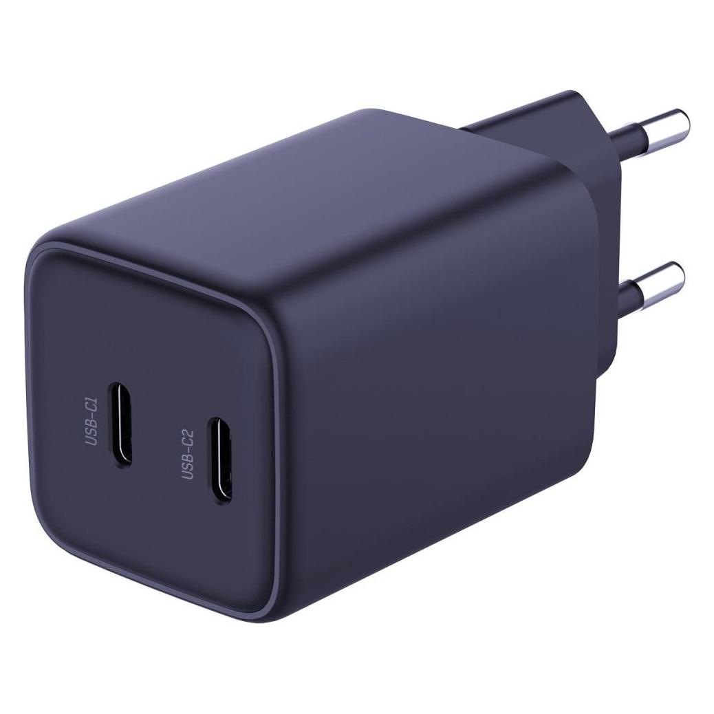 3MK Ładowarka sieciowa Hyper Charger PD 45W GaN QC4+ PPS 2C Super-Fast Charge 2.0 czarny (45 W, 2 Ports) (5903108666640)