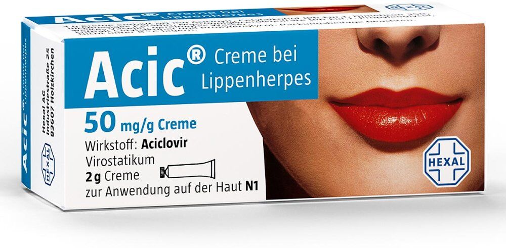 Acic® Creme bei Lippenherpes 2g