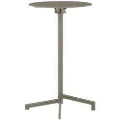 Carmen BIDA Klappbarer Stehtisch Ø 60 cm – Cappuccino