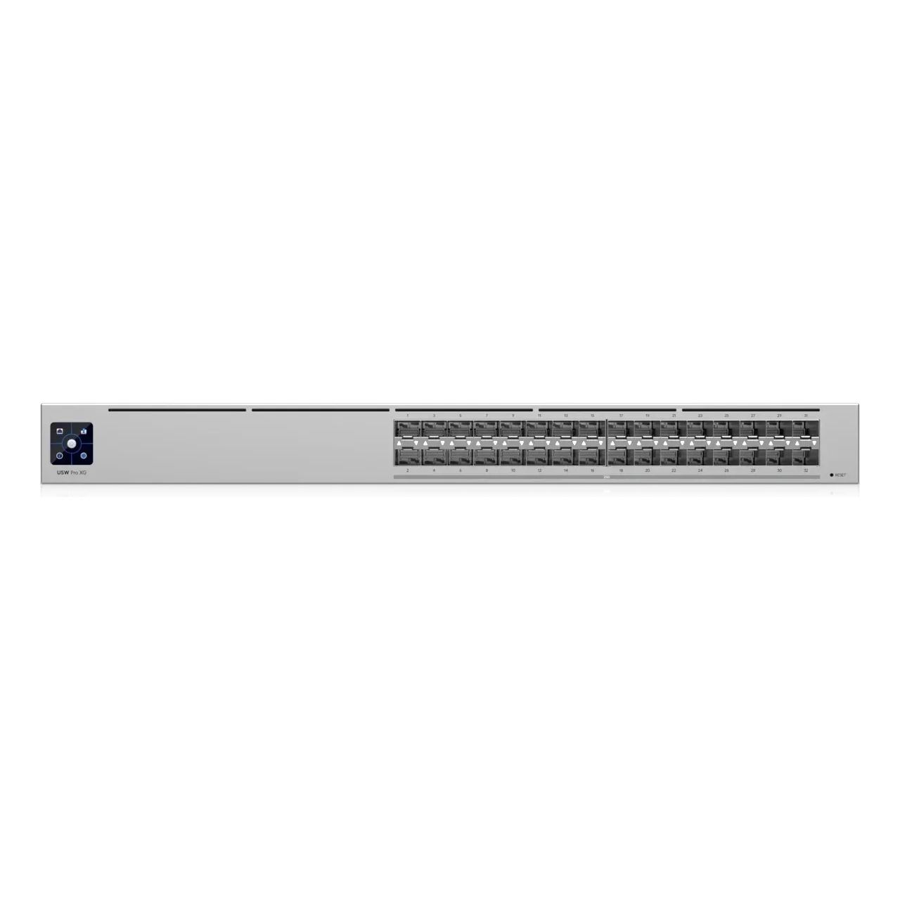Ubiquiti Switch UniFi Pro XG Aggregation 32x SFP28 25G Managed 19" Rack-Mountable, 1,3" Touchscreen