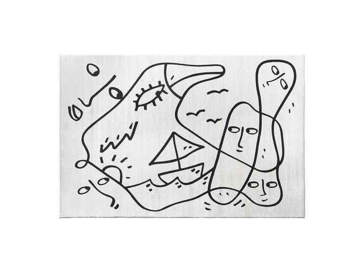 QEEBOO tapis rectangulaire WHISPERING WAVES Shantell Martin Collection (300x200 cm - Polyester et polyamide)