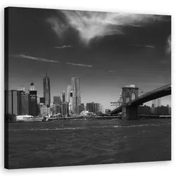 WANDBILD städte und architektur schwarz und weiß