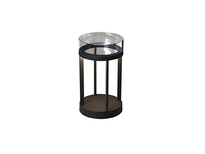 Konstsmide Chieti 7821-300 Lanterne LED pour intérieur/extérieur Résistant à la pluie USB Gris
